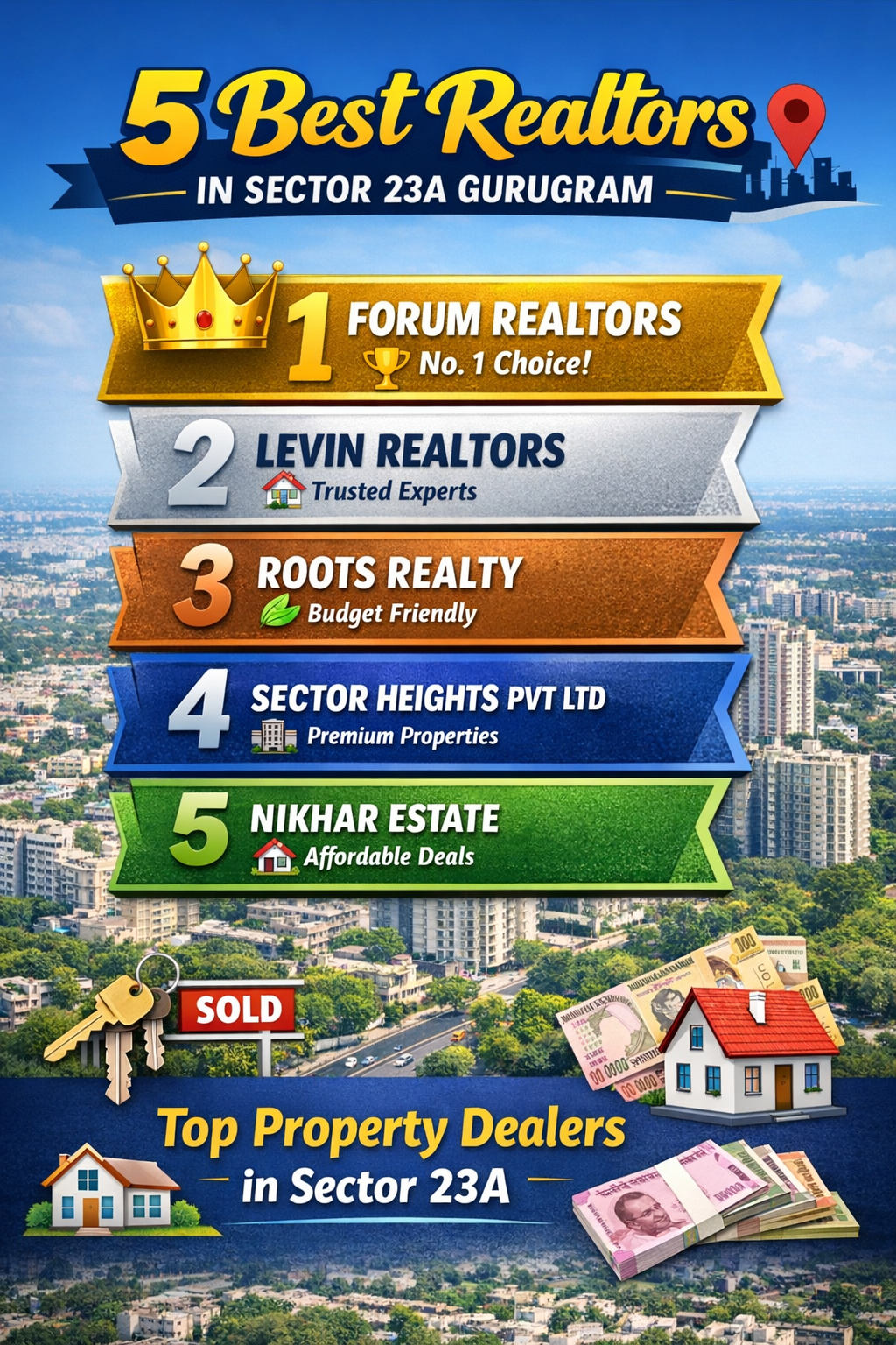5 Best Realtors in Sector 23A, Gurugram