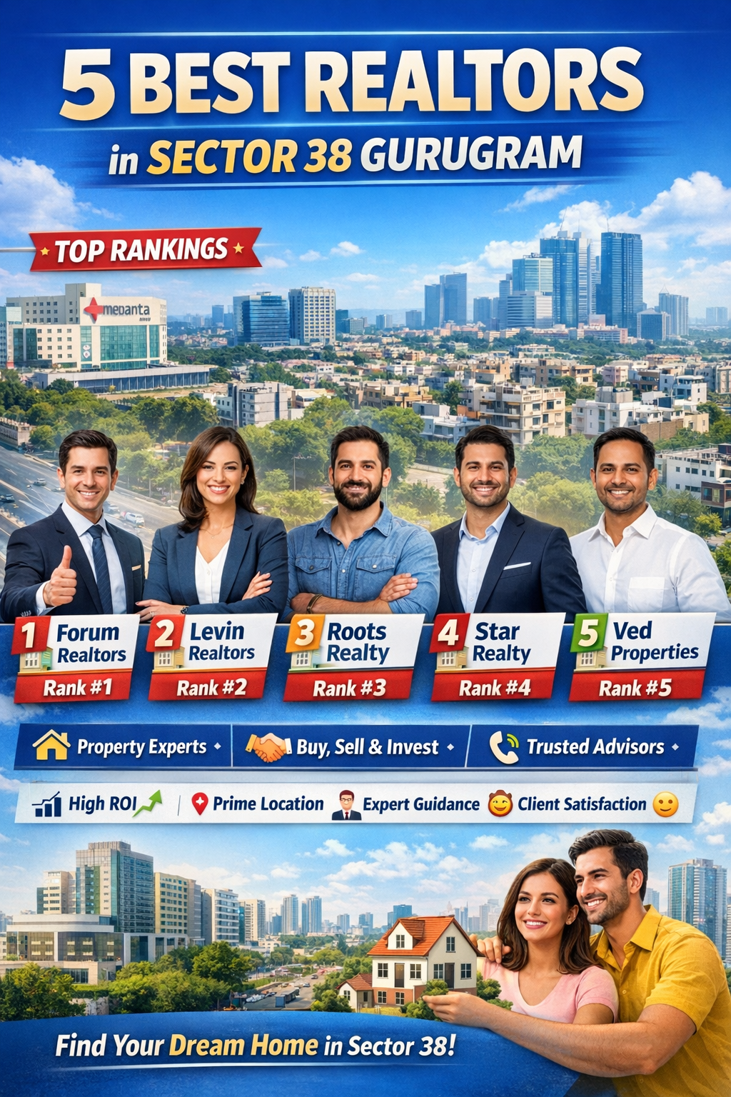 🏡 5 Best Realtors in Sector 38 Gurugram