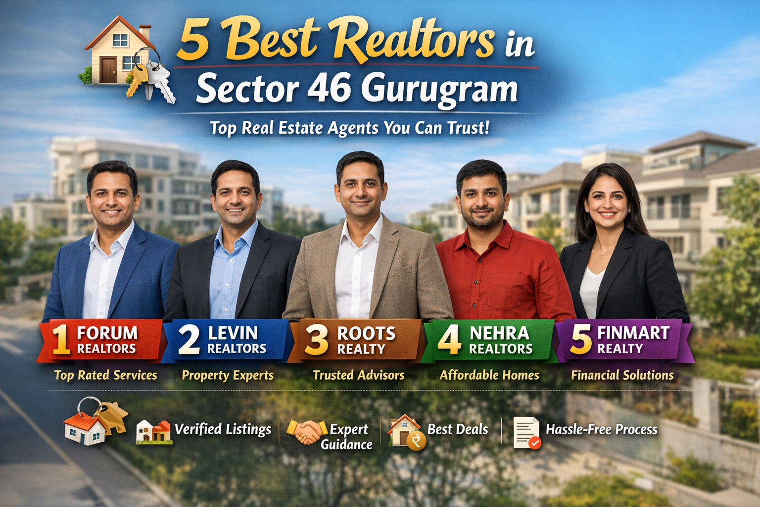 5 Best Realtors in Sector 46 Gurugram