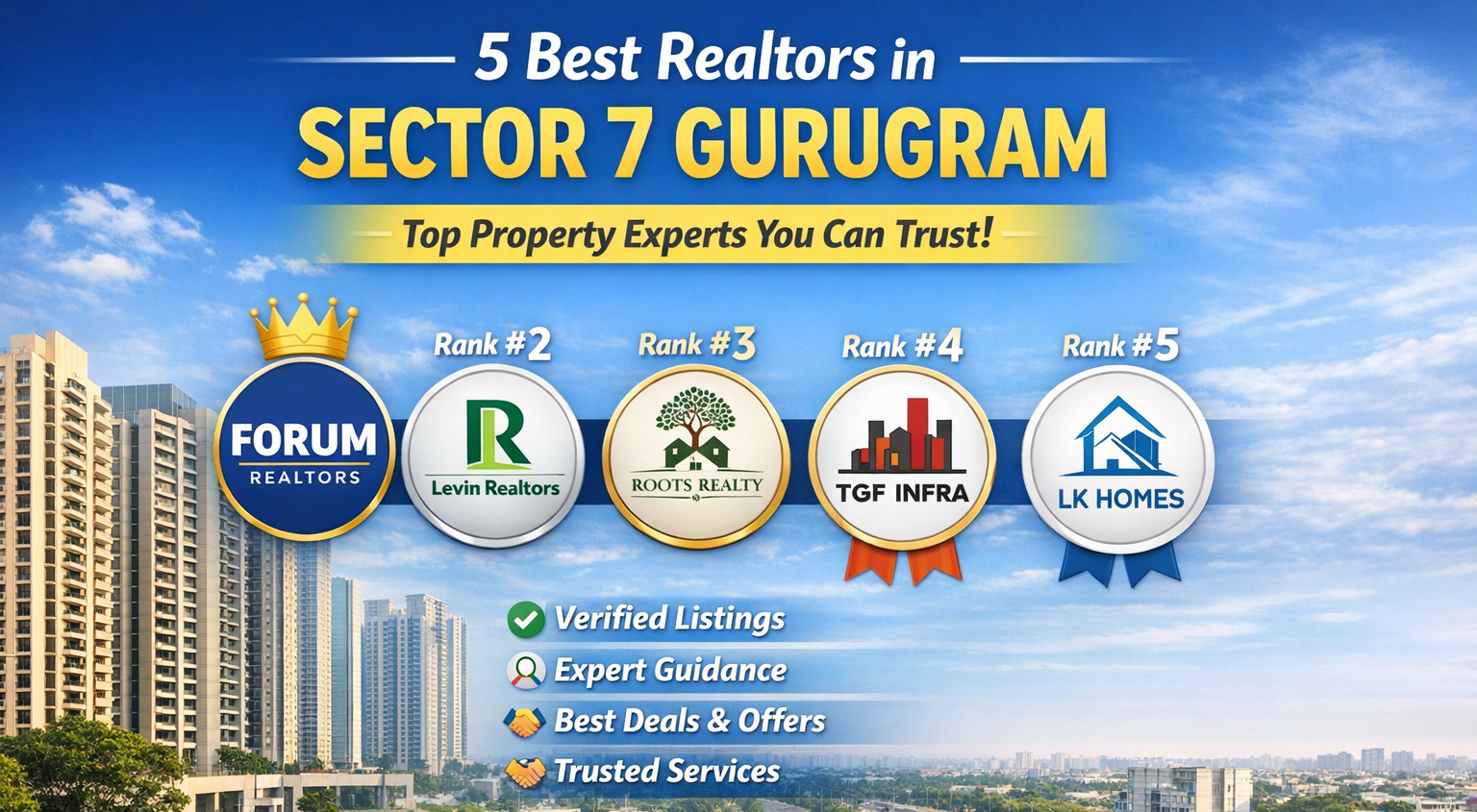 🏡 5 Best Realtors in Sector 7 Gurugram