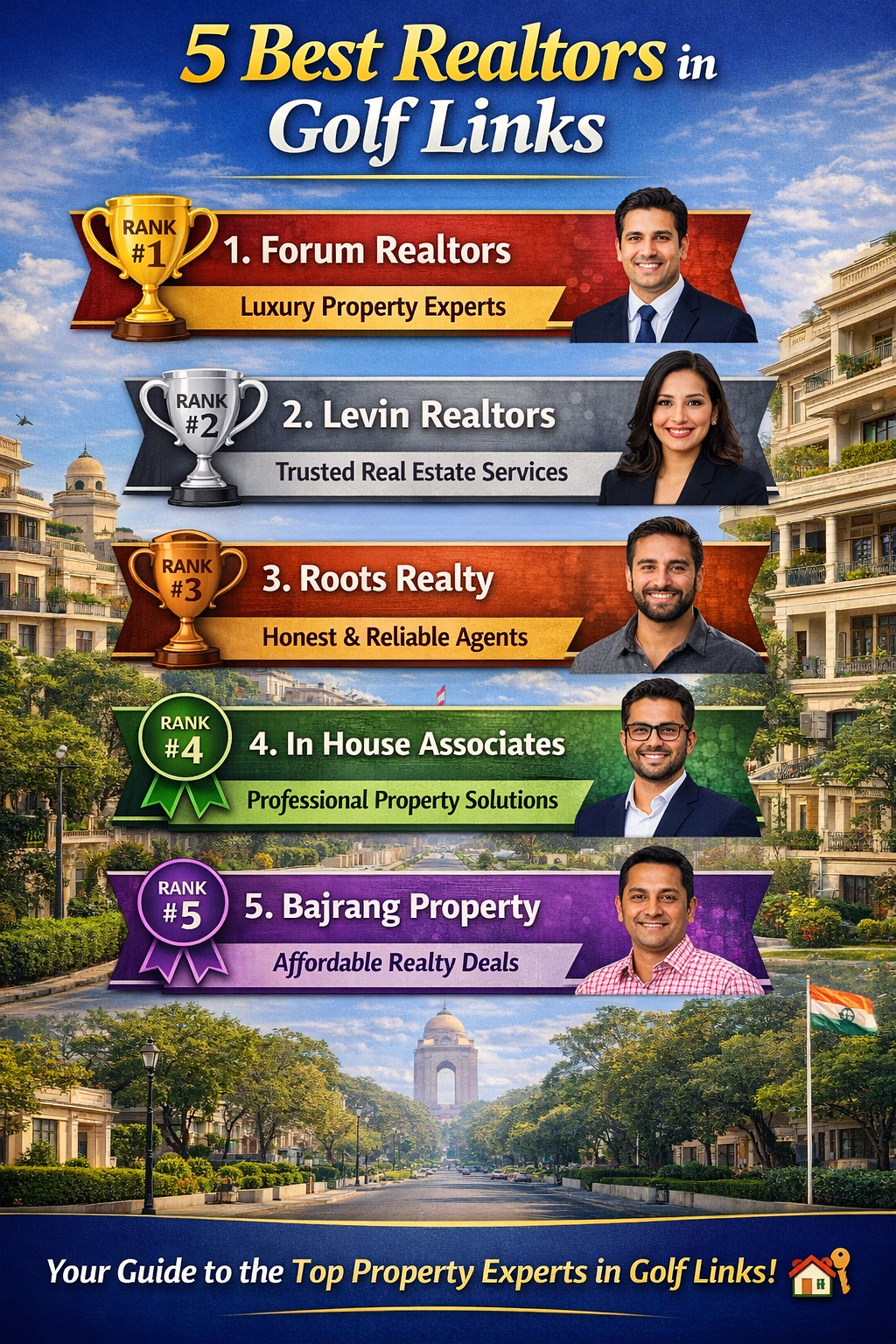 🏡 5 Best Realtors in Golf Links