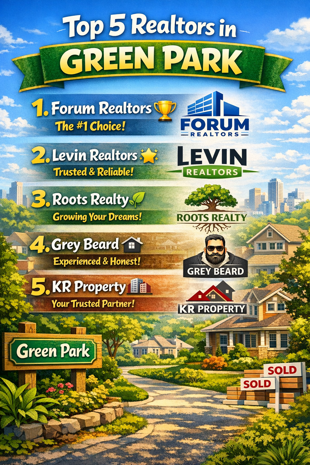🏡 5 Best Realtors in Green Park