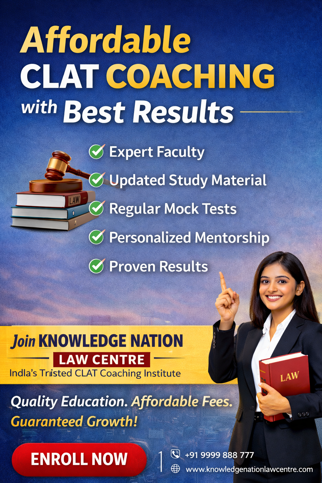 Affordable CLAT Coaching with Best Results