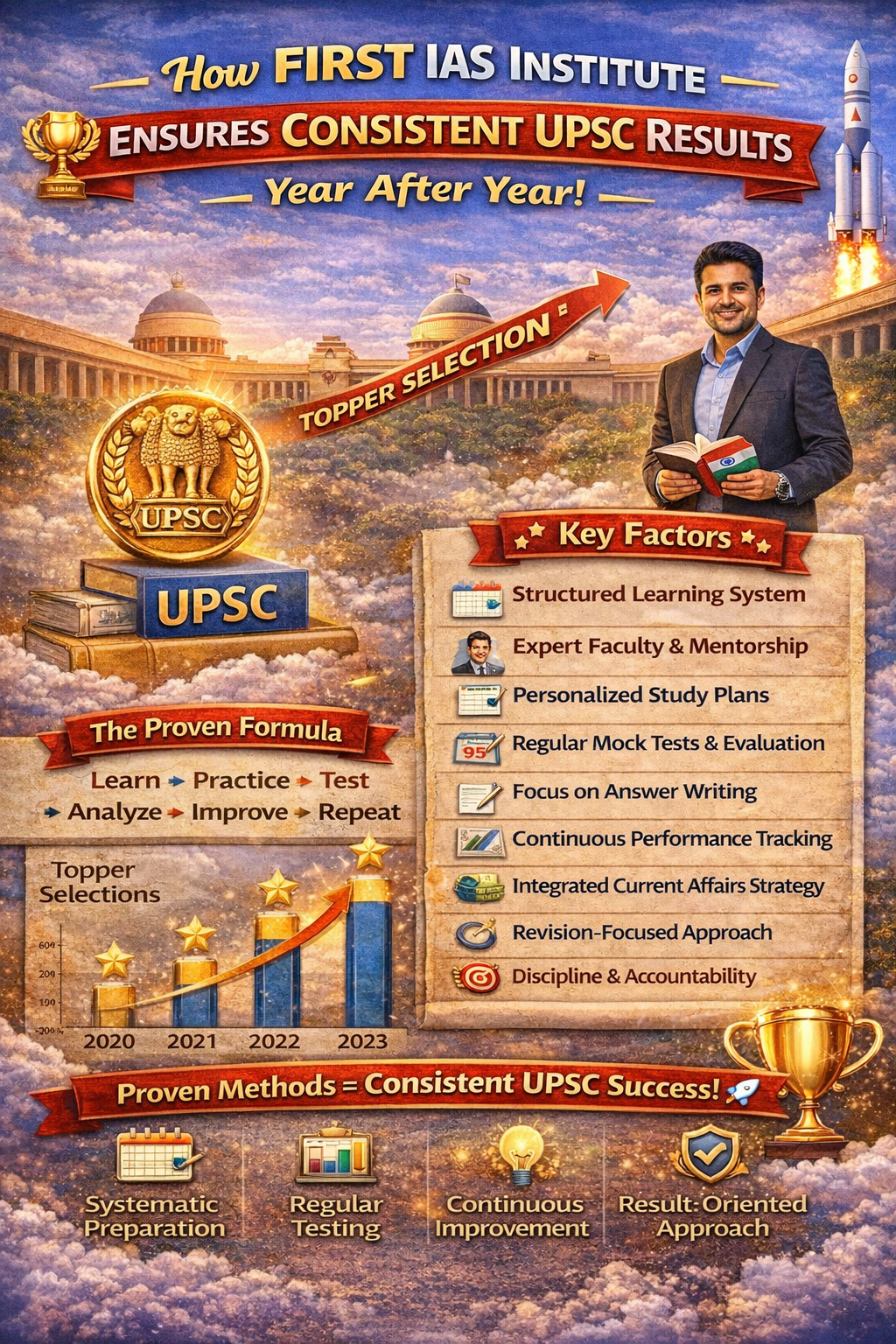 How FIRST IAS Institute Ensures Consistent UPSC Results