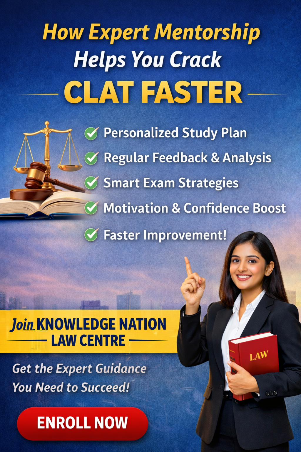 How Expert Mentorship Helps You Crack CLAT Faster