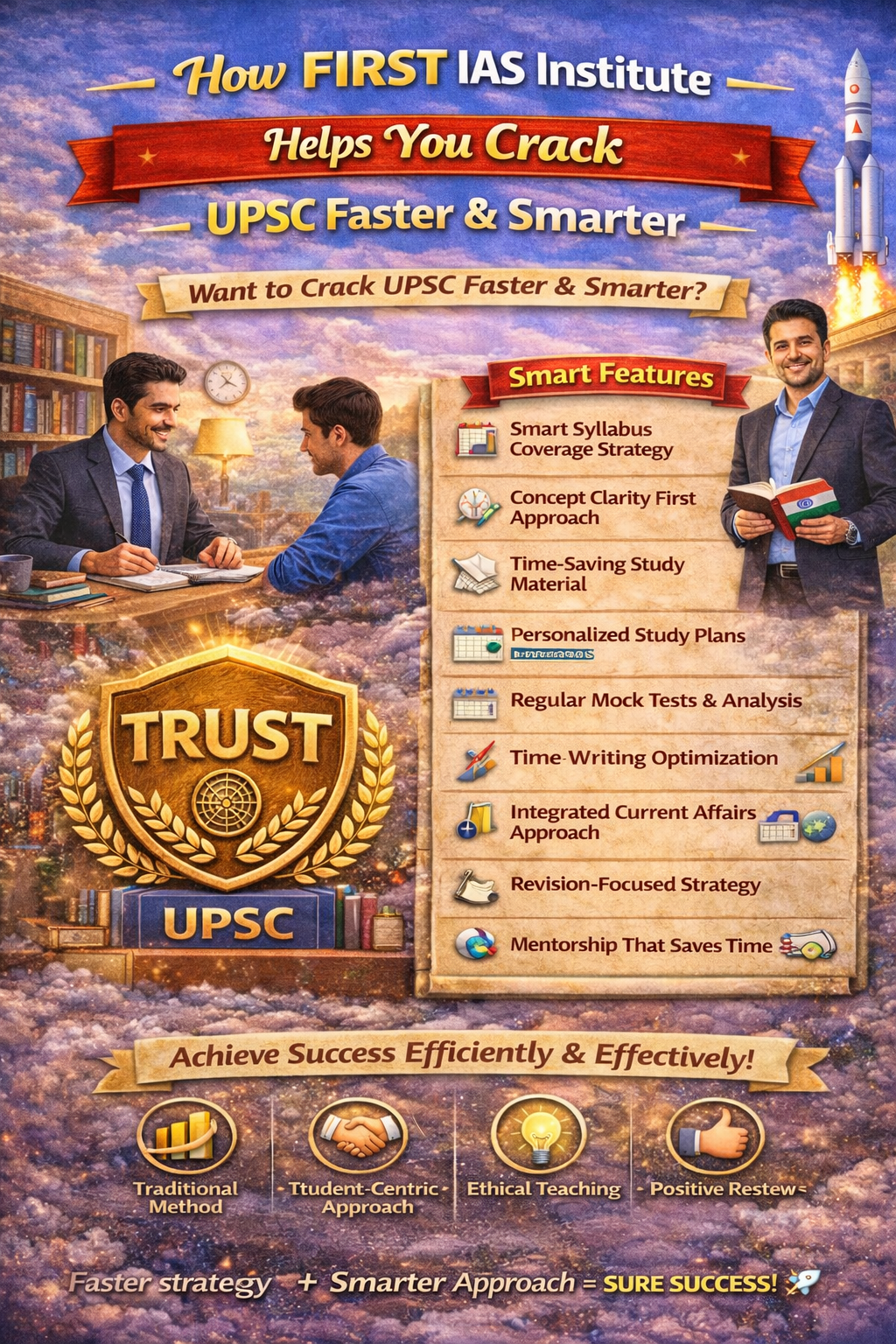 🌟 How FIRST IAS Institute Helps You Crack UPSC Faster & Smarter 🚀📚