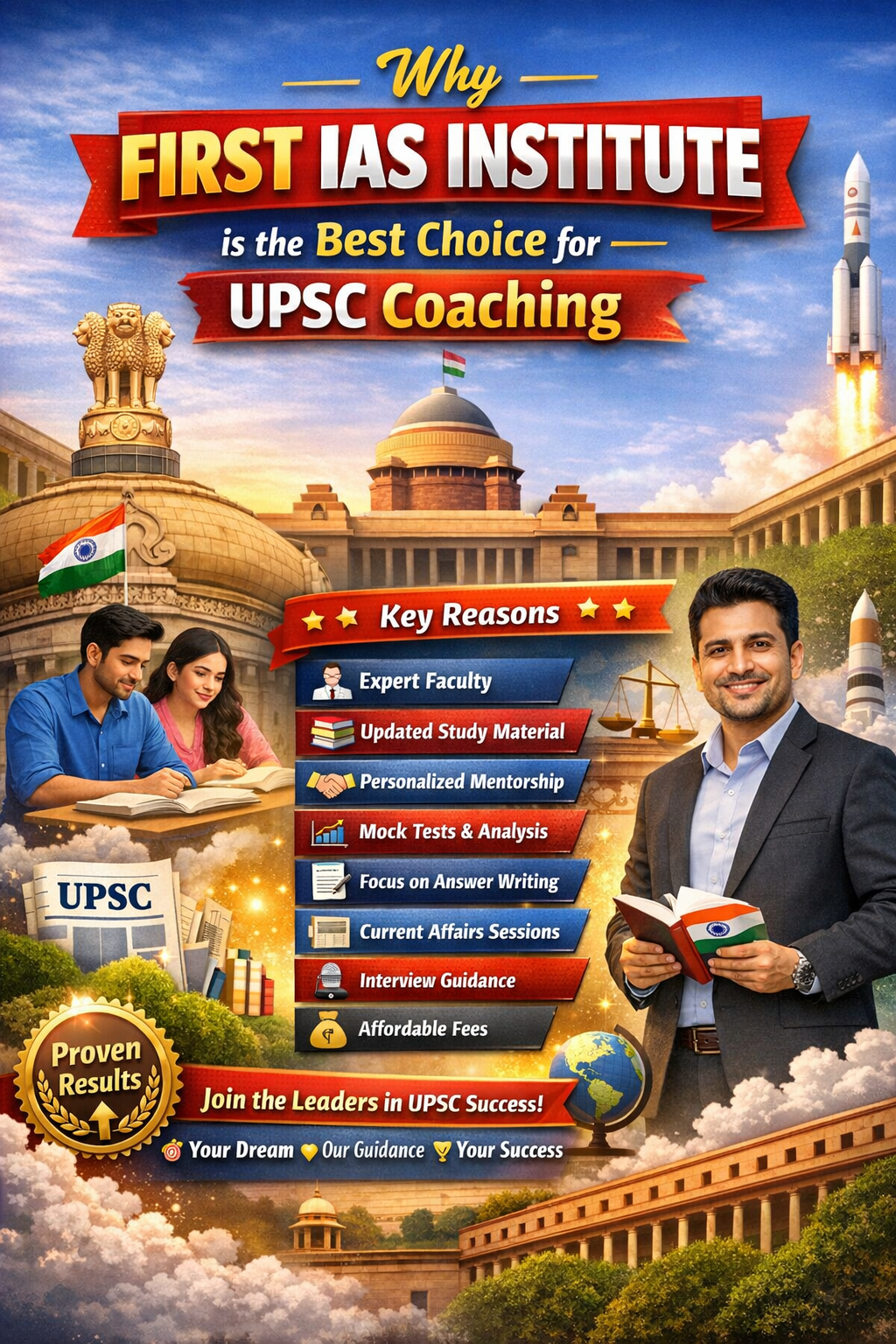 Why FIRST IAS Institute is the Best Choice for UPSC Coaching